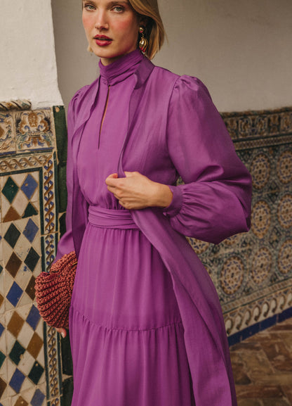 Brynn-Chelsey bougainville dress and coat set