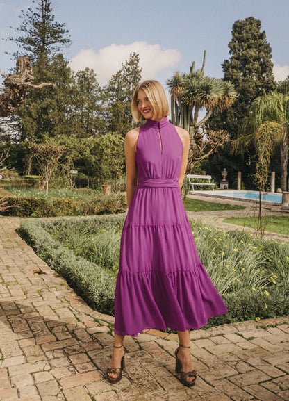 Brynn-Chelsey bougainville dress and coat set