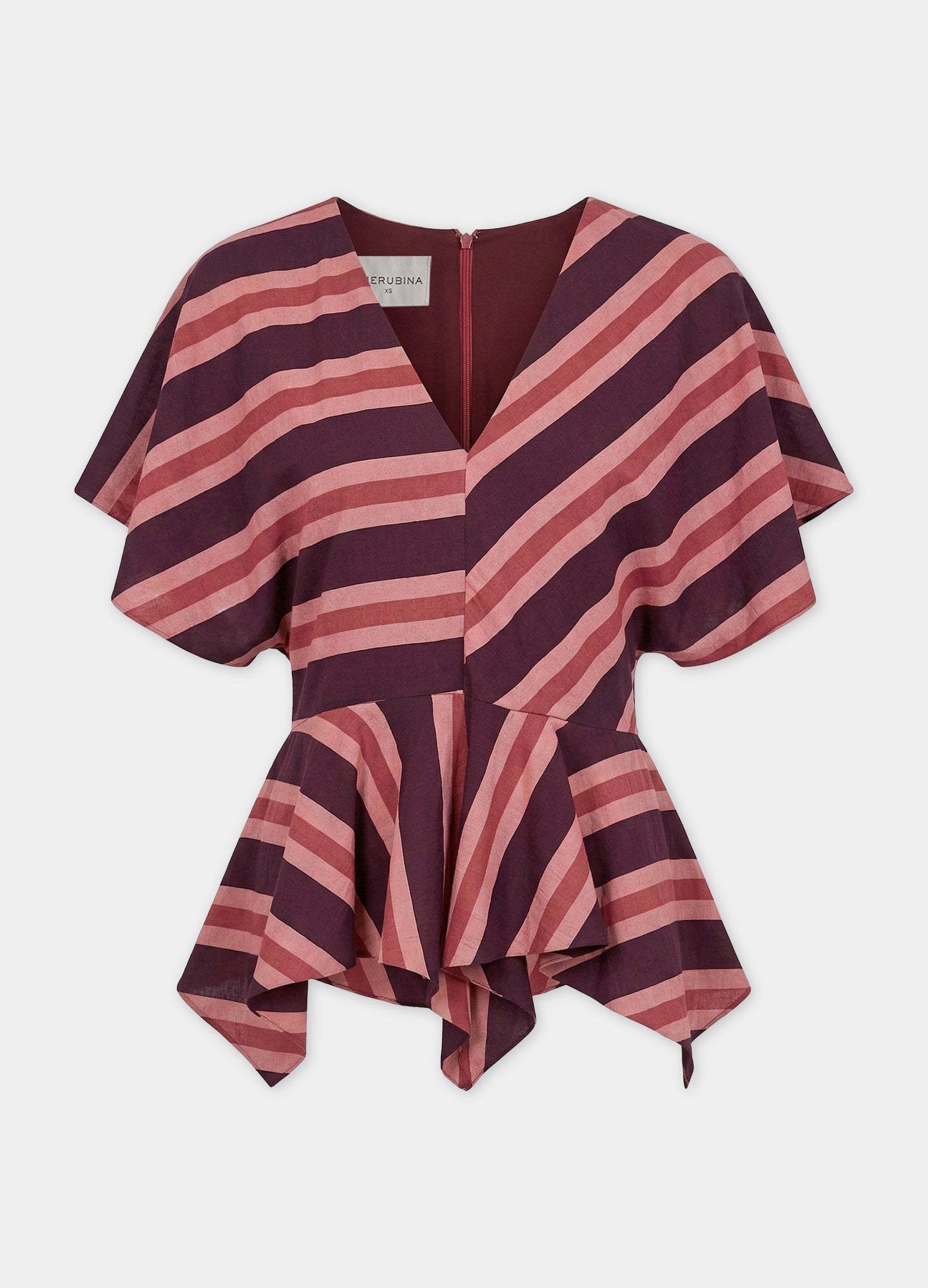 Kiana-Donney Aubergine Top and Pants Set