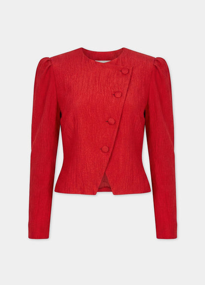 Phoenix-Ellie red suit