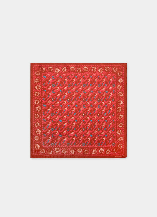 100% Silk Saffron Scarf