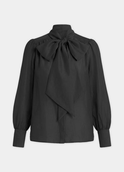 Tiana-Riley black blouse and pants set