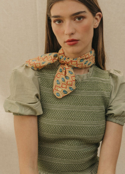Annie cotton handkerchief